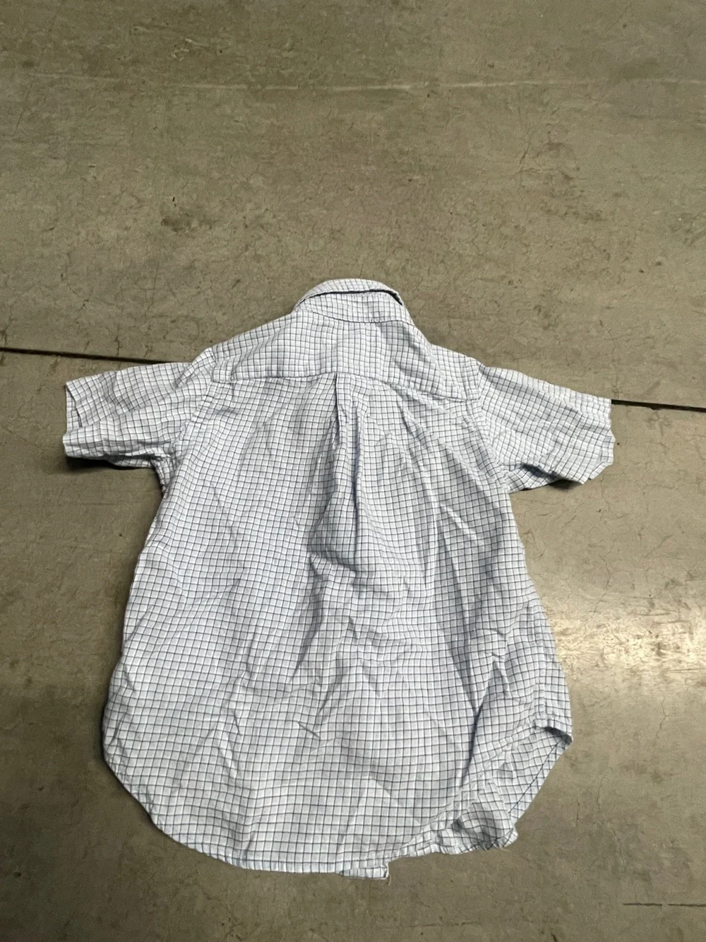 Ralph Lauren Light Blue & White Check Button-Down Shirt - Boys 2T